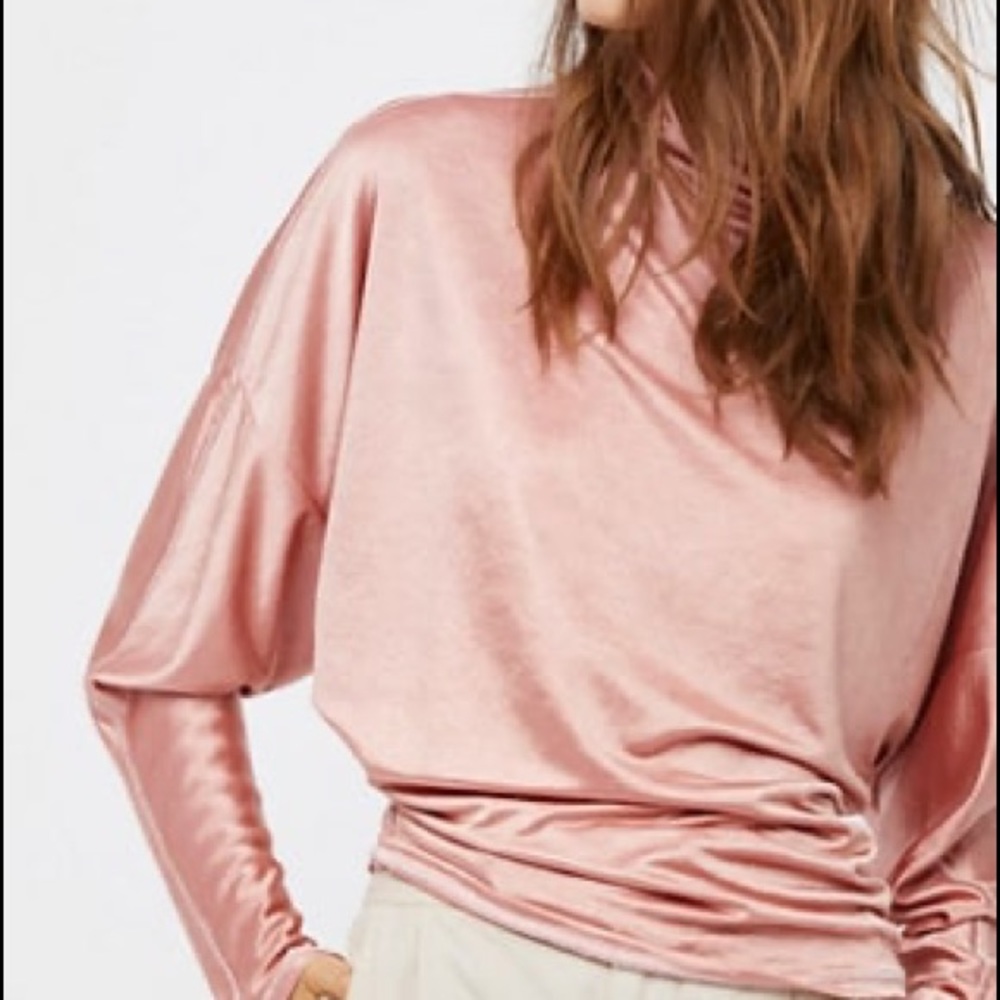 NWT FreePeople We The Free Turtleneck Satin